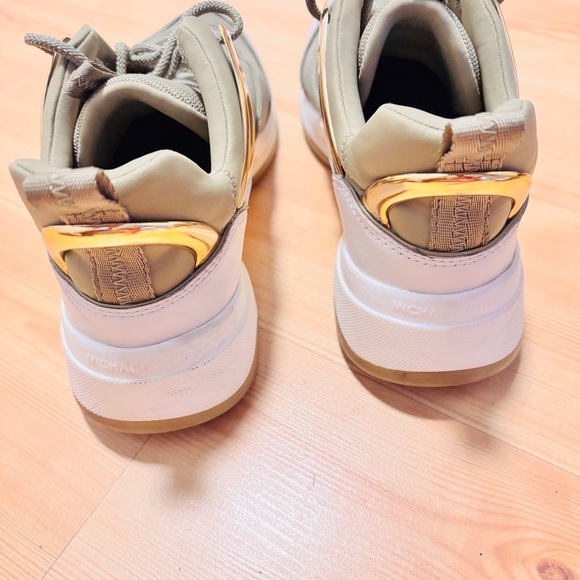 Michael Kors Olive and Gold Sneakers - Picture 5 of 7